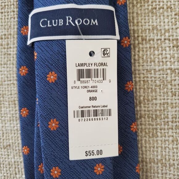 Club Room Lampley Floral Tie - Picture 6 of 6